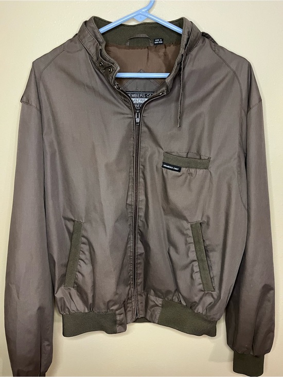 Members Only Other - Members Only Men's brown Hooded Bomber Jacket
